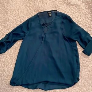Rue 21 dark green blouse.